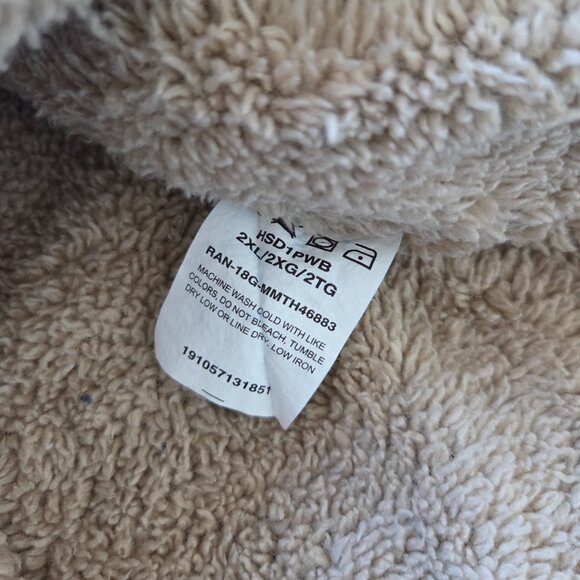 Wrangler Sherpa Lined Jacket Men's 2XL Faux Denim 100% Cotton Western Wear Chore - Picture 6 of 8